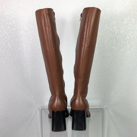 Colin Stuart Leather Square Toe Boots - Picture 7 of 15